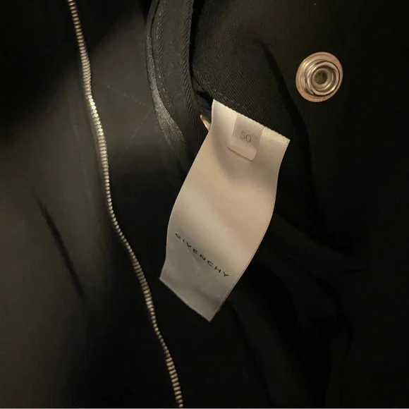 GIVENCHY Black 4G Logo Virgin Wool Bomber Jacket Men L 50